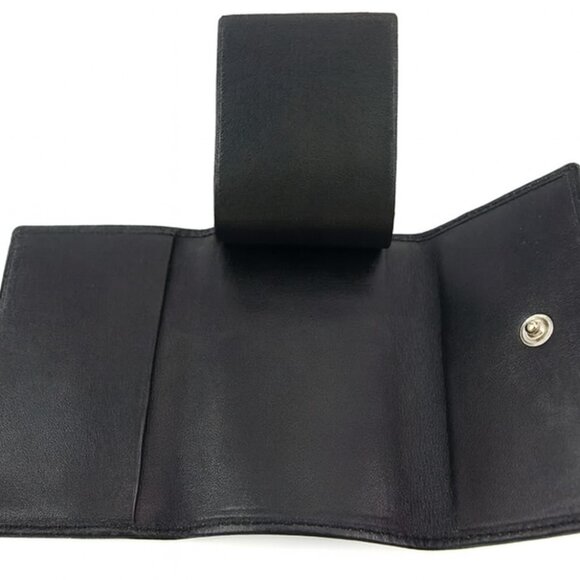 Gucci Vintage Black Leather 6-Hook Key Holder Wallet with G Logo Pre-owned EUC - Picture 4 of 6